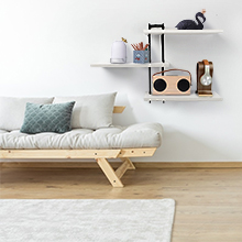 floating shelf in living room product details
