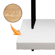 rustic wood product details