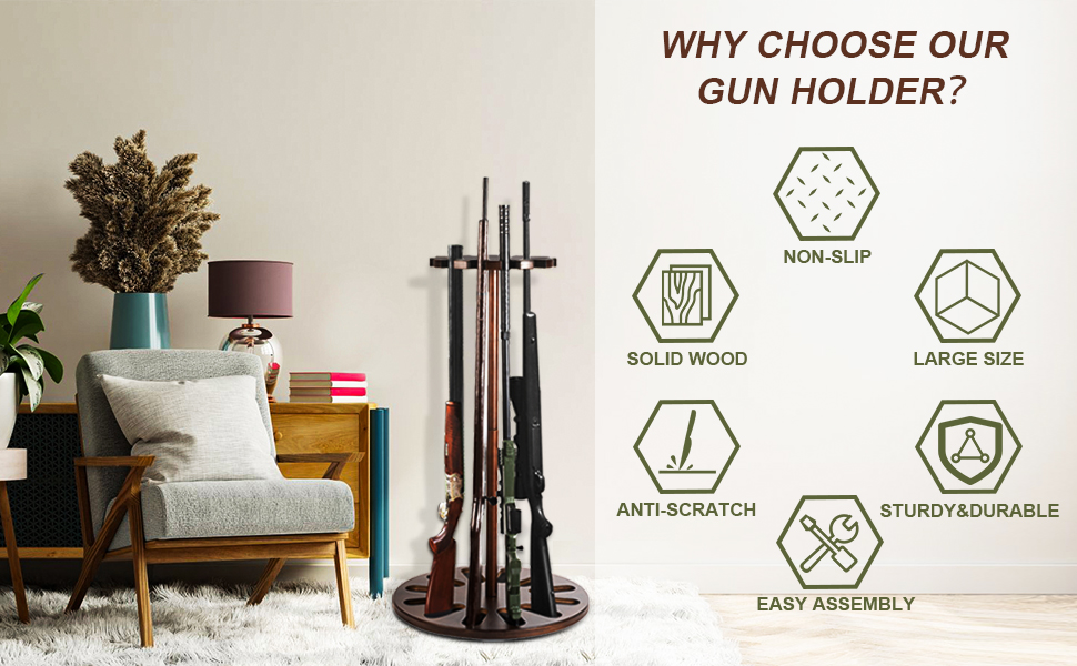 indoor gun rack product details