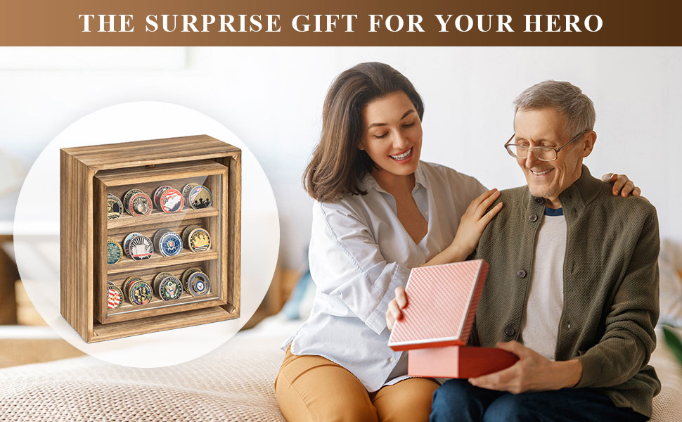 challenge coin holder display product details