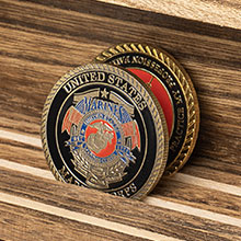 military coin holder display product details
