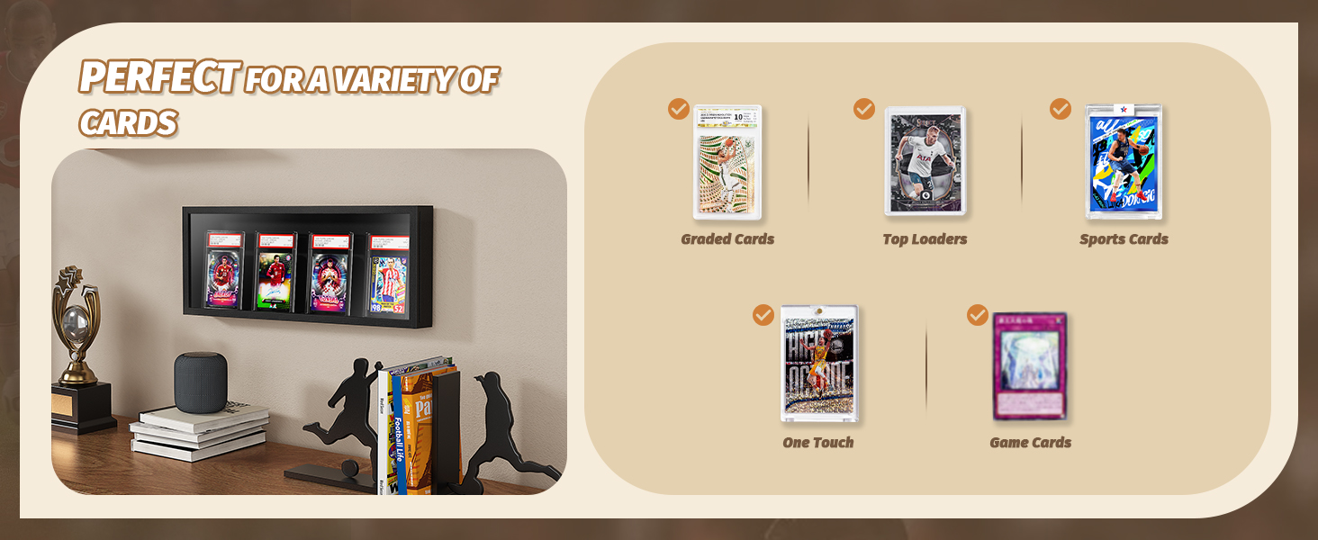 sports card display case product details