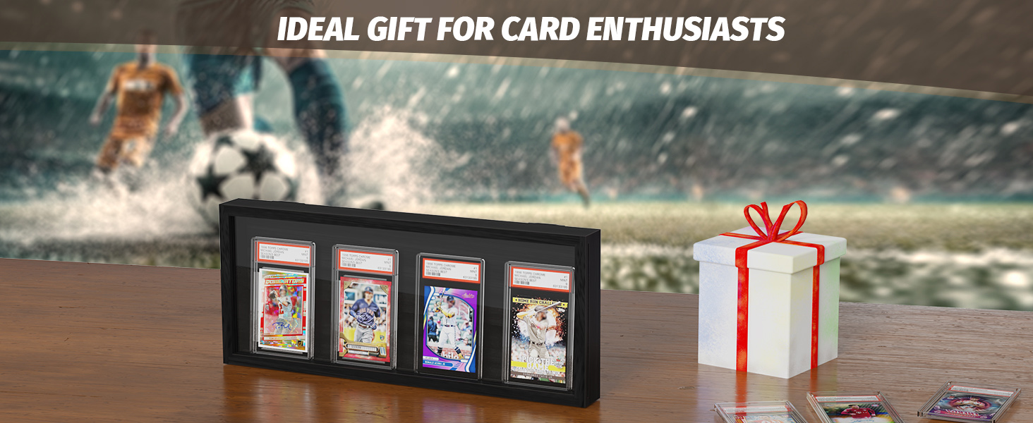 graded card display case product details
