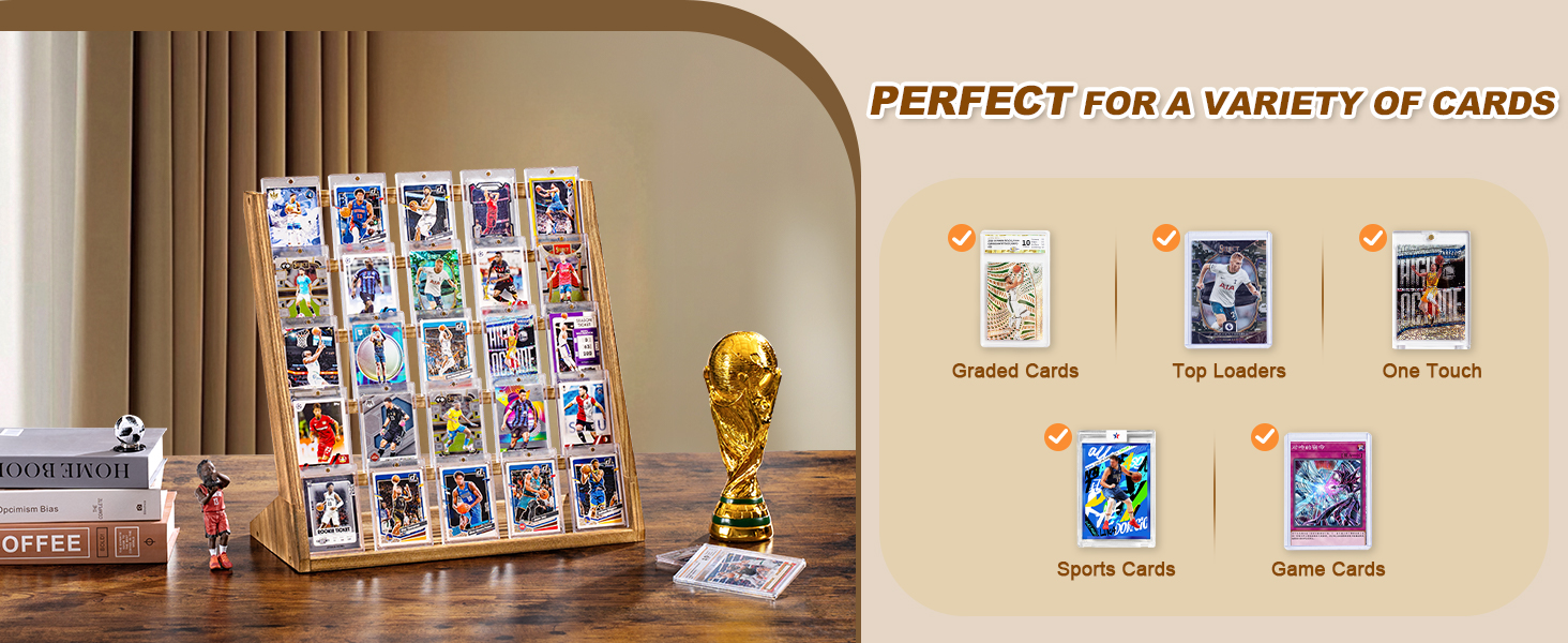 sports card display stand product details
