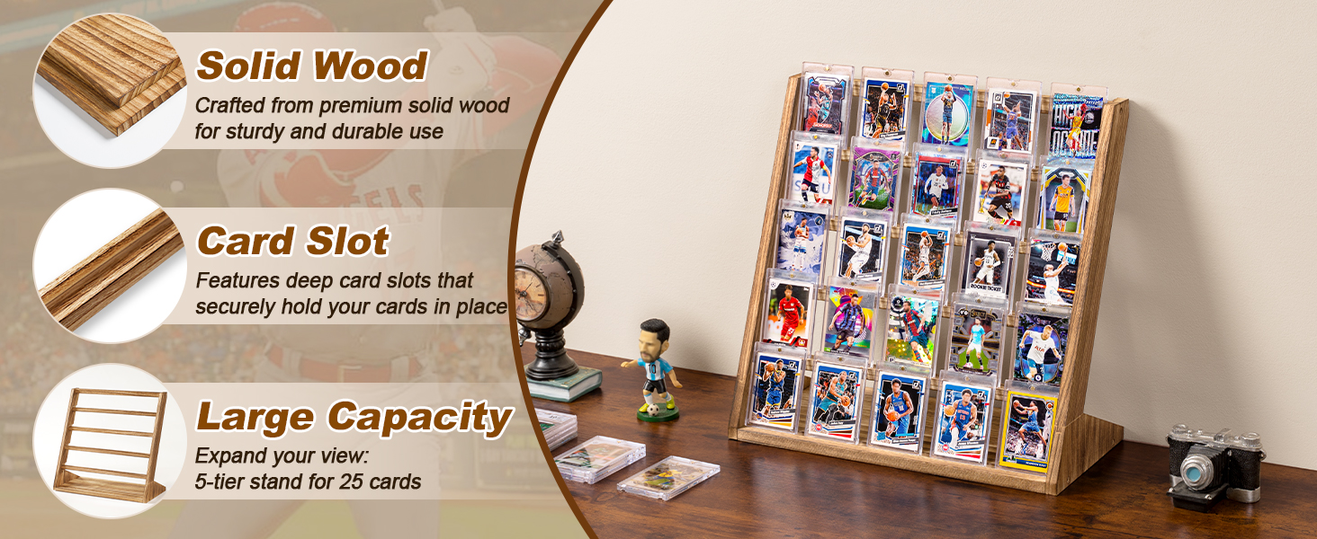 trading card display stand product details