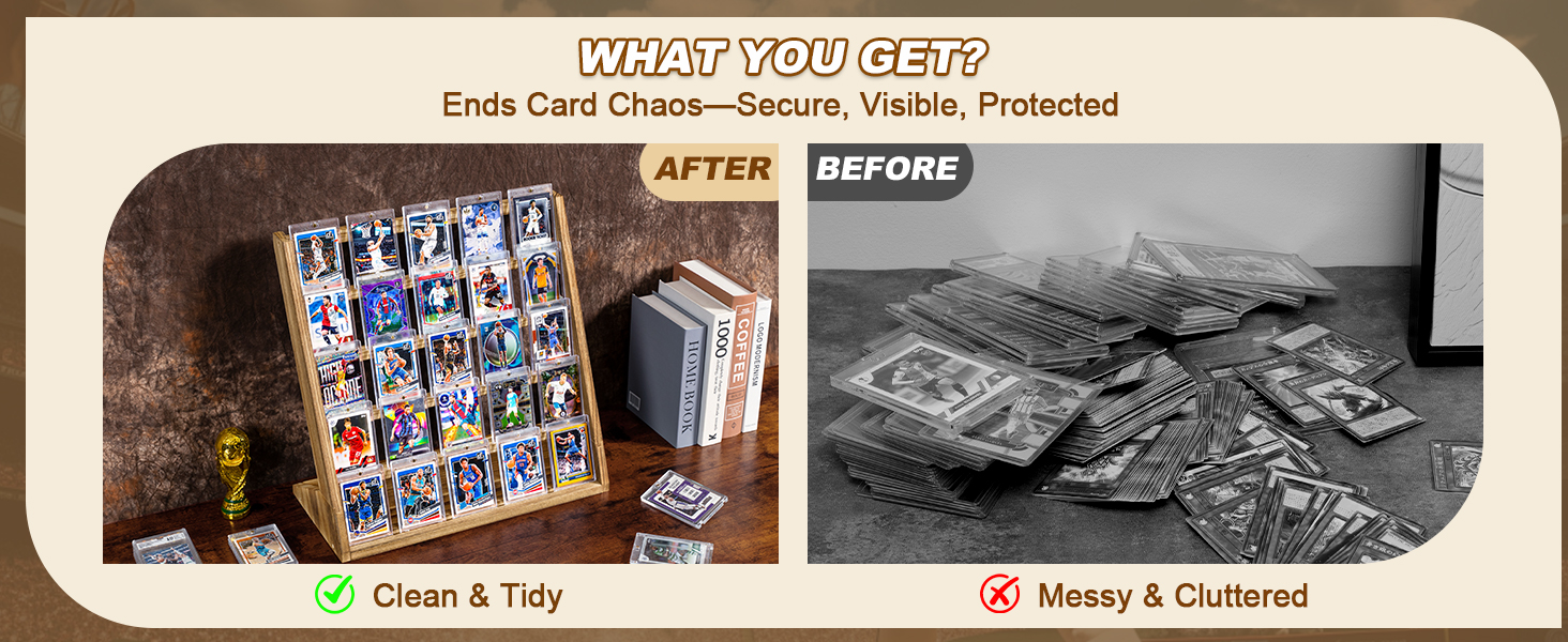 baseball card display product details