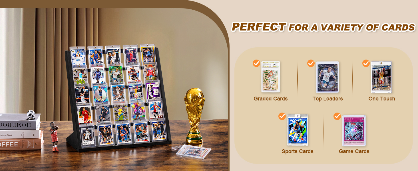 sports card display stand product details
