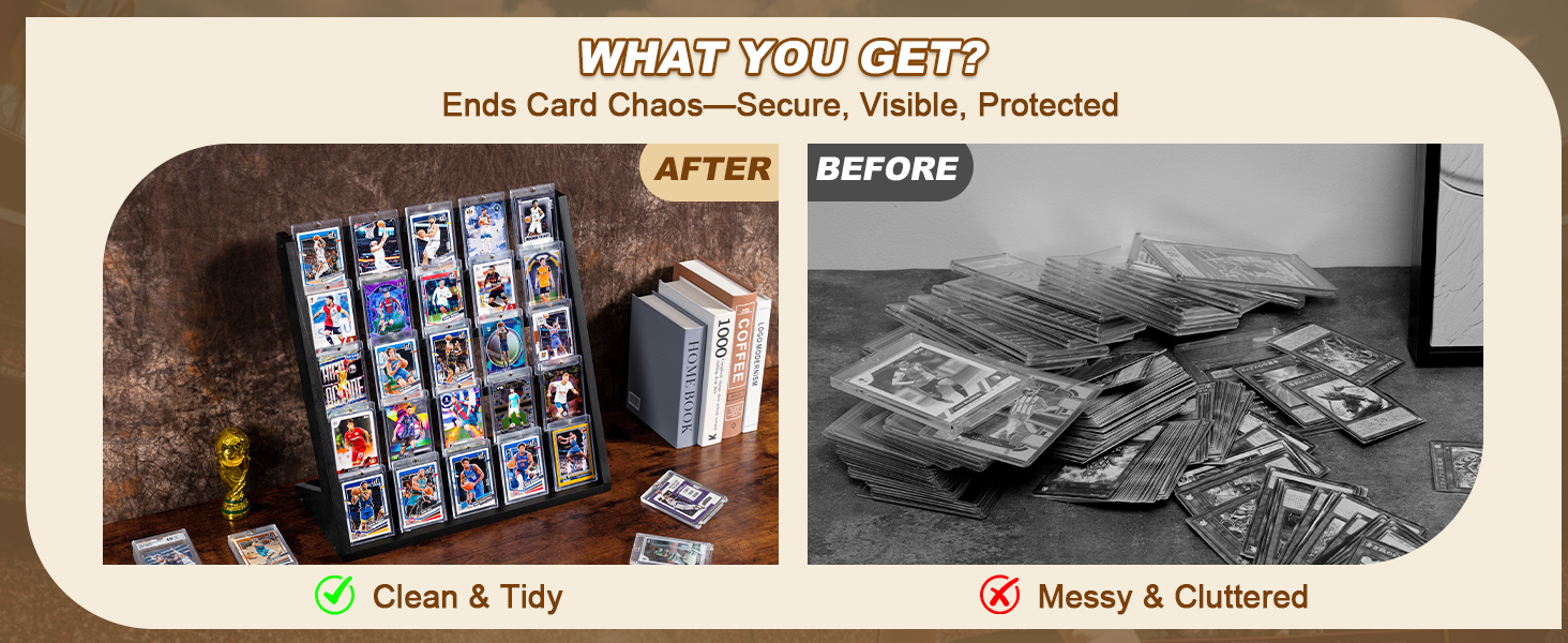 baseball card display product details