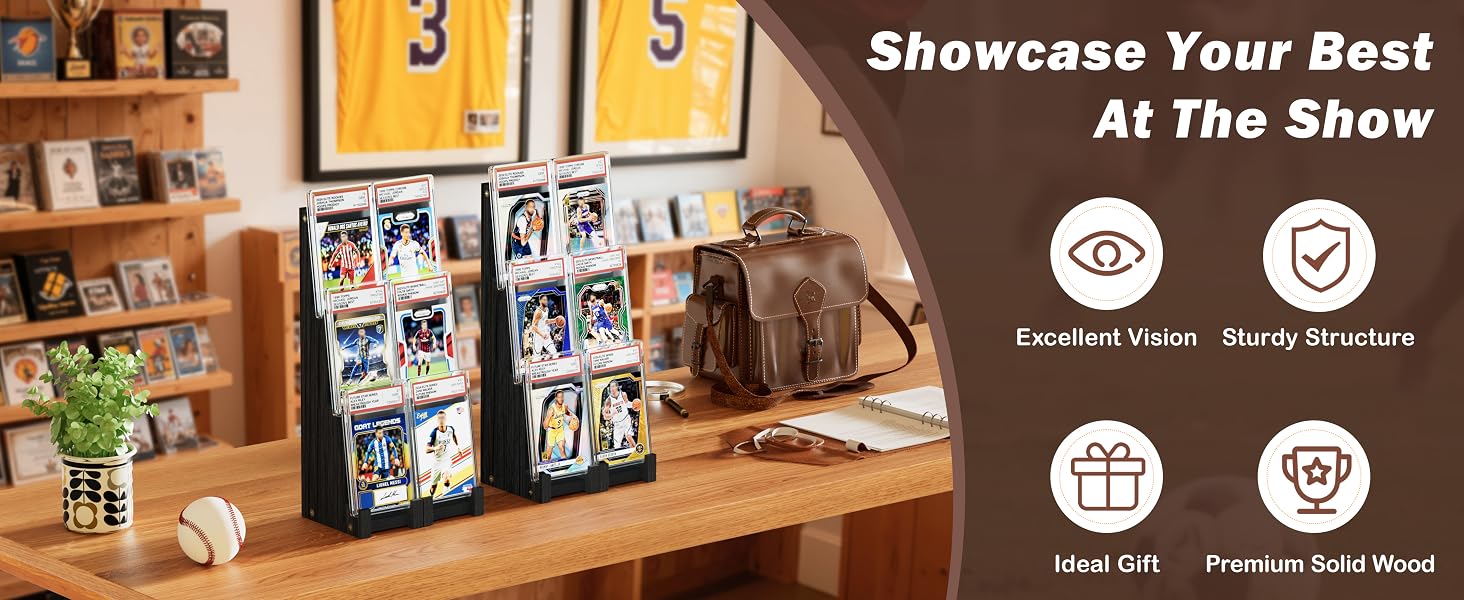 sports card display product details