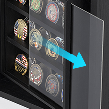 challenge coin display case product details
