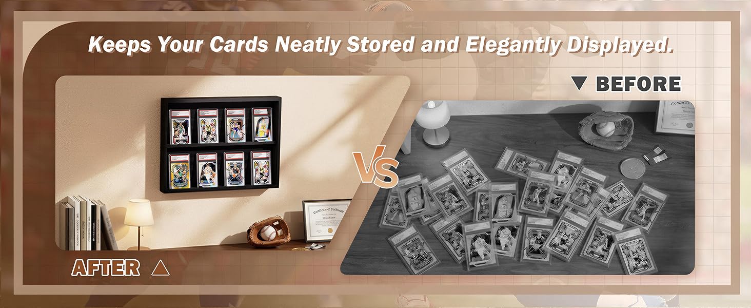 sports card display product details