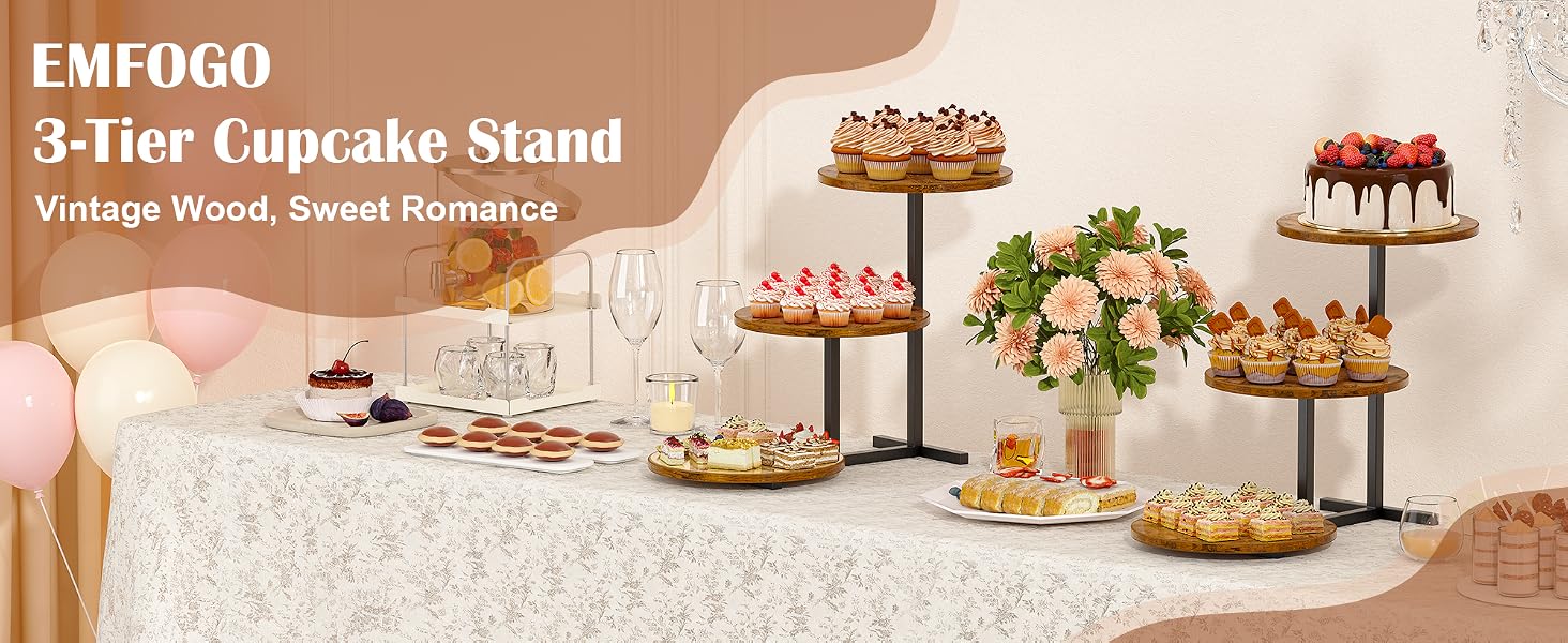 tiered dessert stand product details