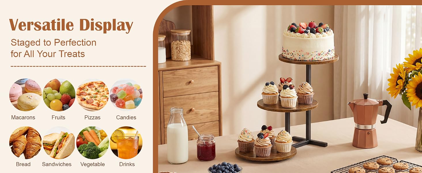 tiered tray stand product details