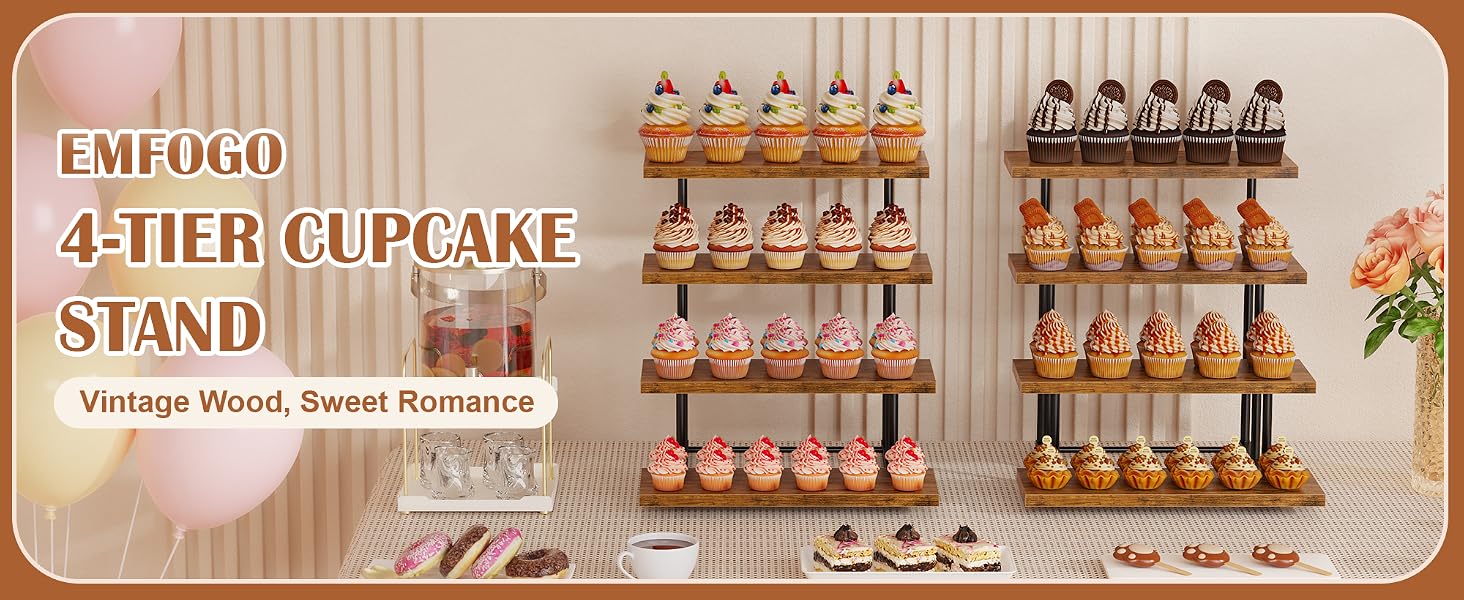 4 tier cupcake stand product details