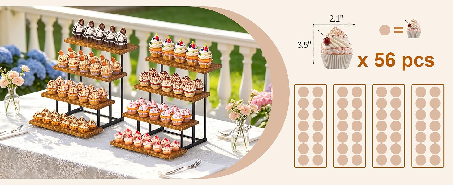 holds about 56 standard cupcakes product details