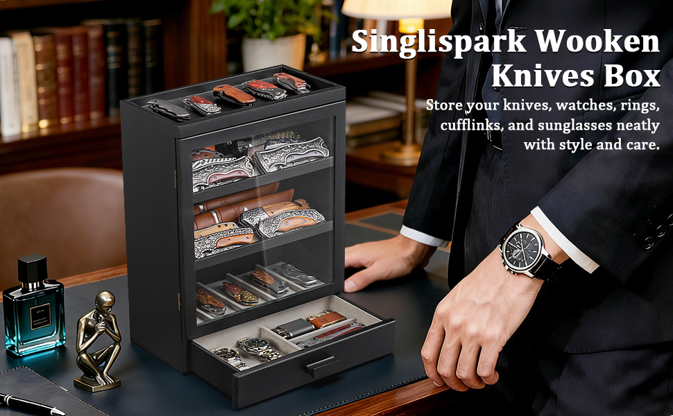 Pocket Knife Display Case product details