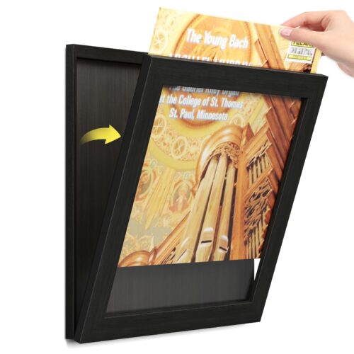 Emfogo Vinyl Record Frame for the Wall, Vinyl Record Display Frame, Album Frames for 12x12 Inch LP Album Cover