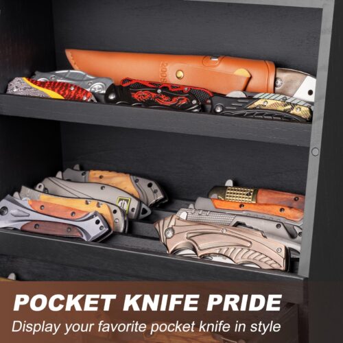 Yoimori Pocket Knife Display Case - Black