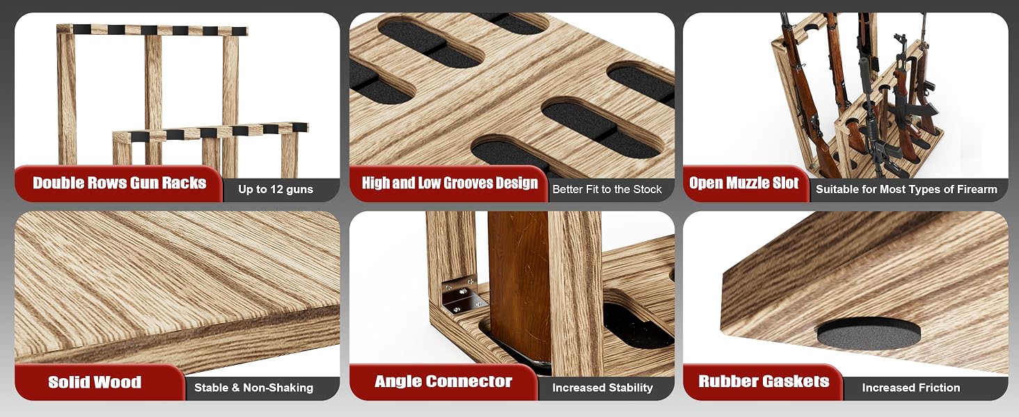 rifle display rack product details