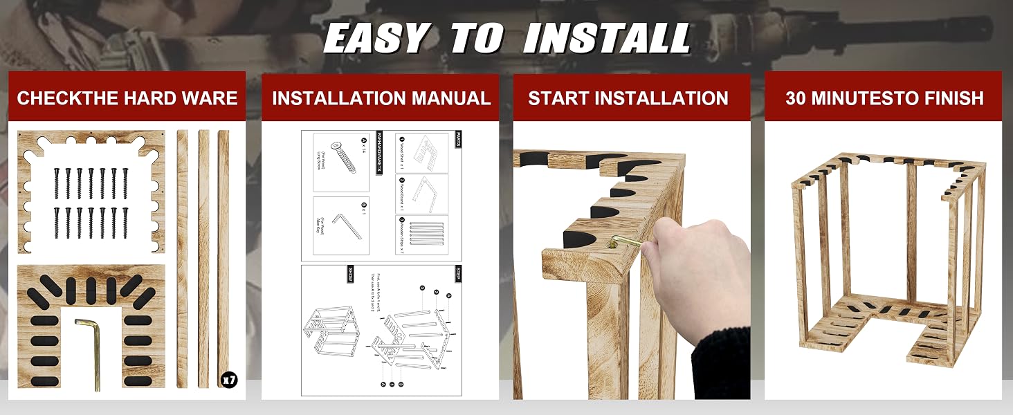 indoor gun rack product details