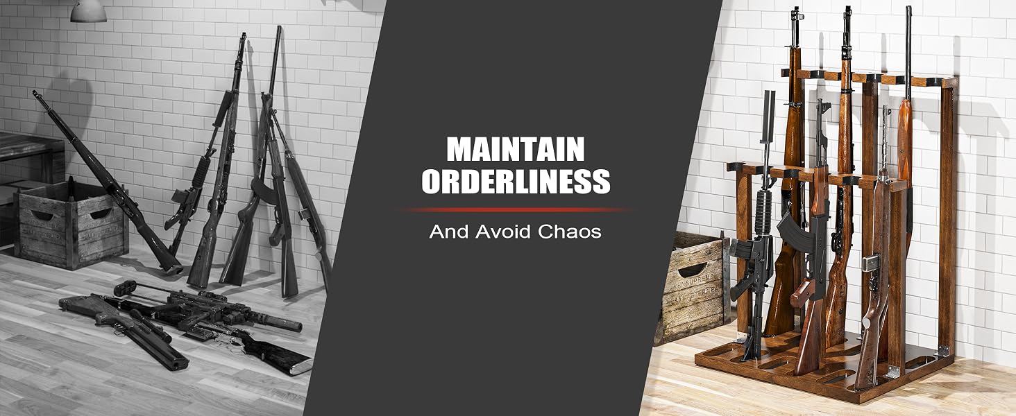 wood gun rack product details