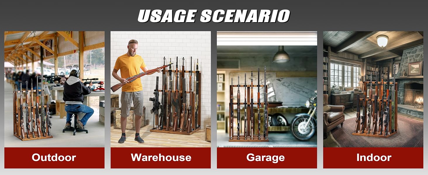 indoor gun rack product details