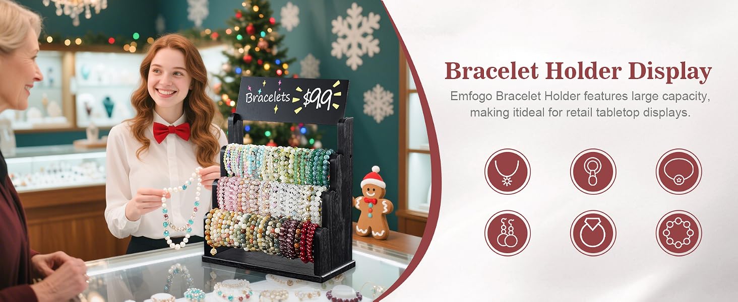 bracelet holder display product details