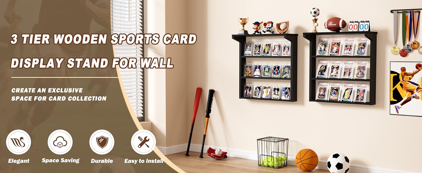 card display for wall product details