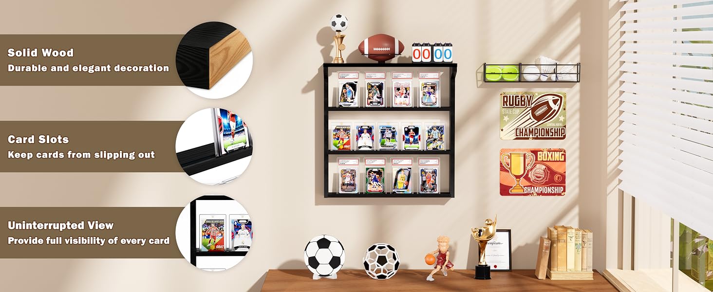 sports card display product details