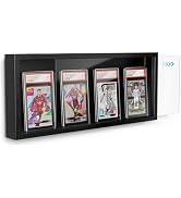 Emfogo Card Display Case, Trading Card Display Frame Wall Mount, Wooden Baseball Card Display Cas... product details