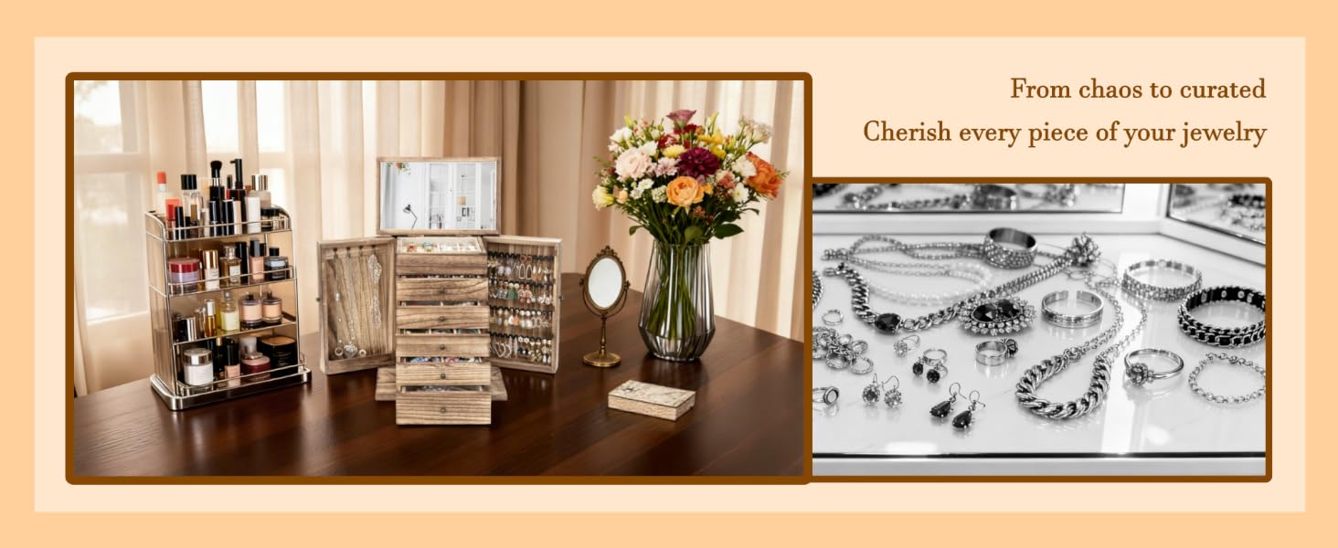 jewelry organizer wooden product details