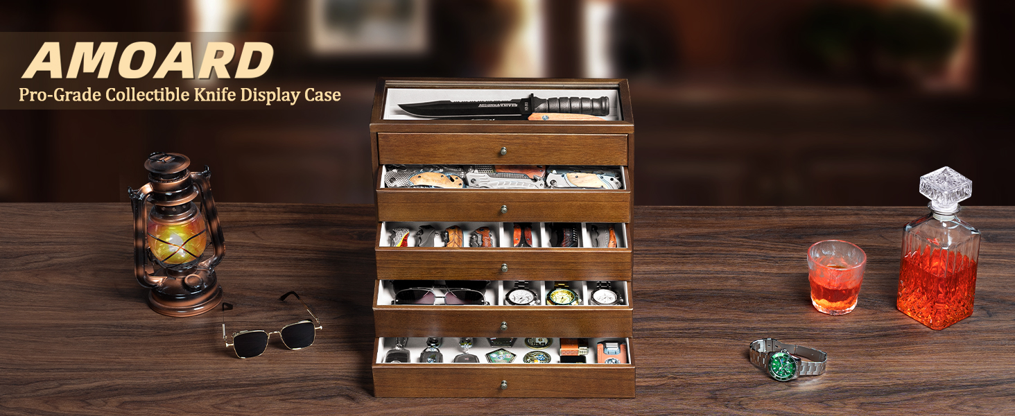 Large Knife Display Case product details