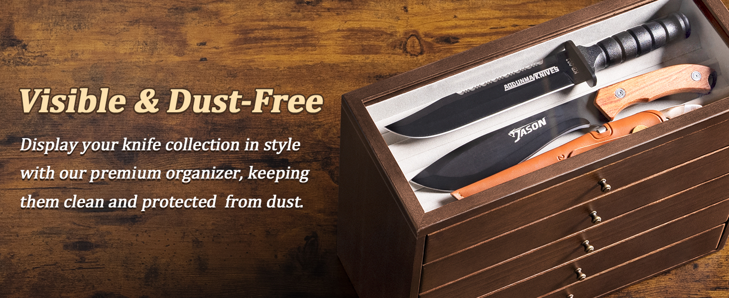 Large Knife Display Case product details