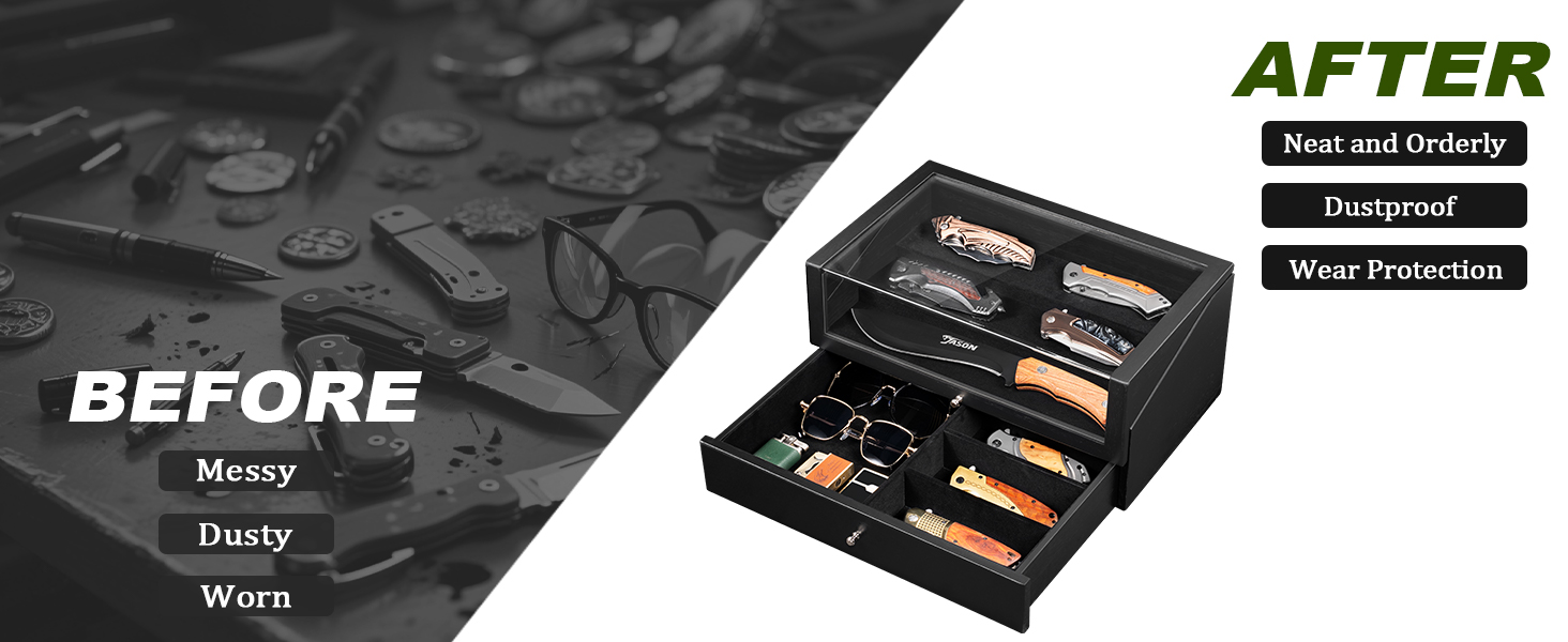 pocket knife display case product details