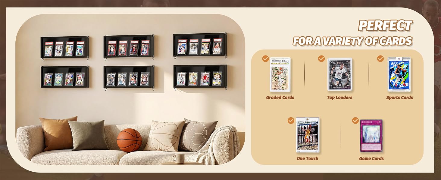 trading card display product details