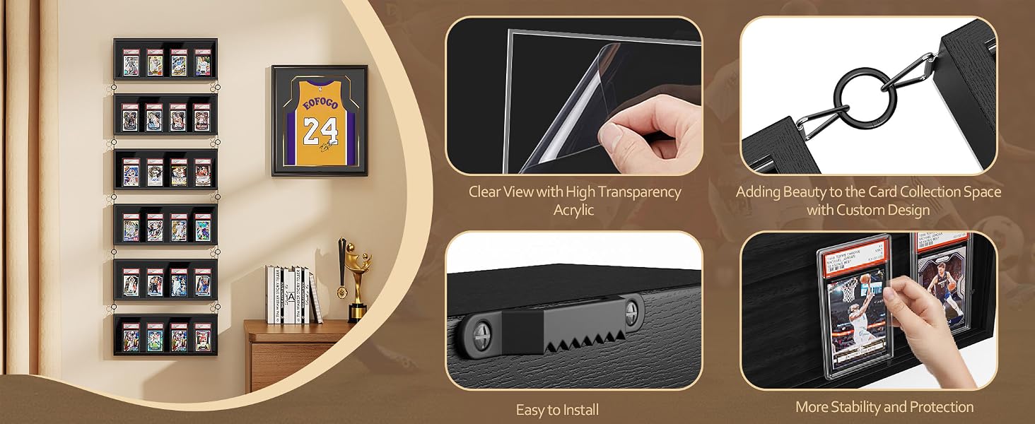 sports card display product details