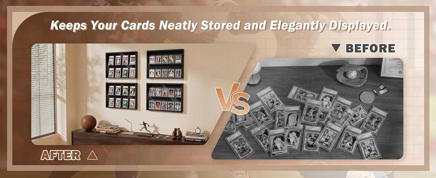 sports card display product details