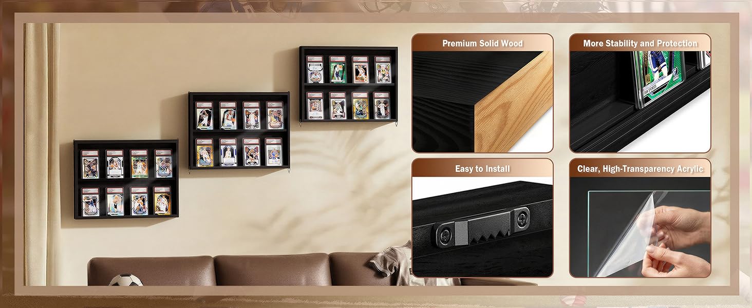 trading card display product details